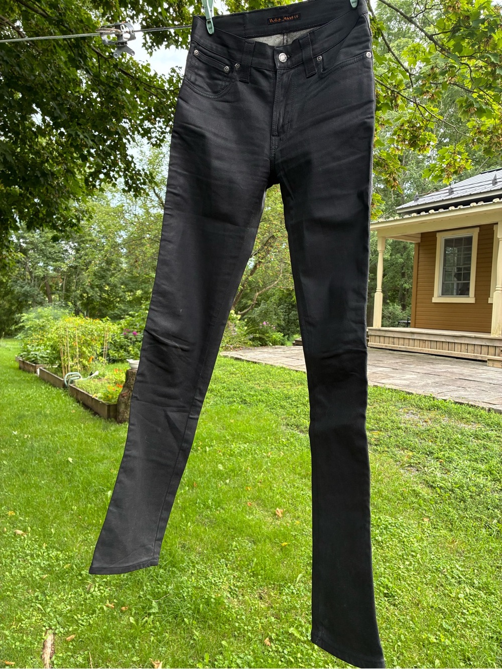 NUDIE BLACK JEANS